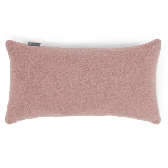 Kæmpe Pudebetræk 40 x 70cm - Boucle Lyserød 01