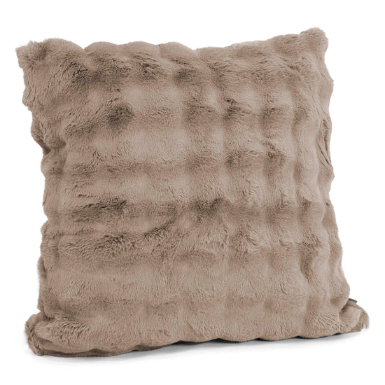 Kæmpe Pudebetræk 70 x 70cm-Imiteret Pels Bubble Mink 02