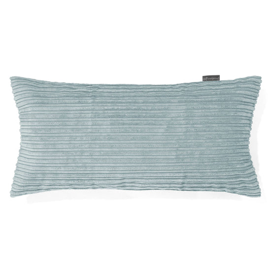 Kæmpe Pudebetræk 40 x 70cm - Klassisk Jernbanefløjl Mintgrøn 01