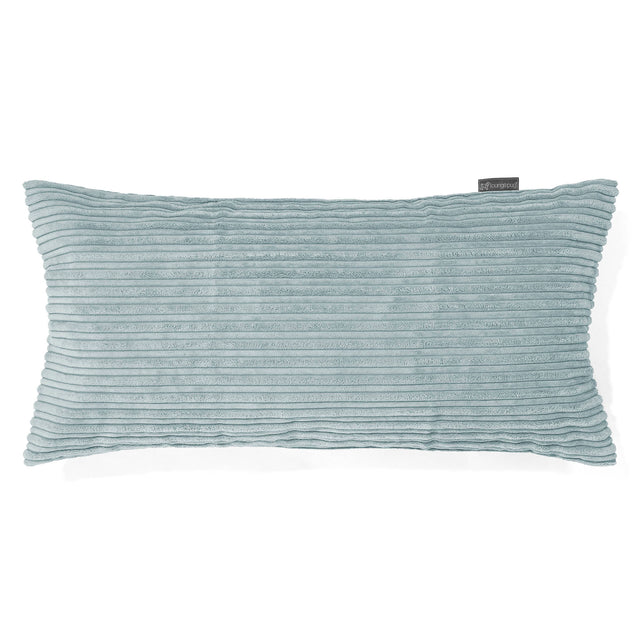 Kæmpe Pudebetræk 40 x 70cm - Klassisk Jernbanefløjl Mintgrøn 01