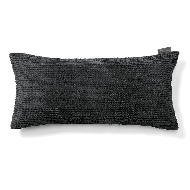 Kæmpe Pudebetræk 40 x 70cm - Pom Pom Sort 01