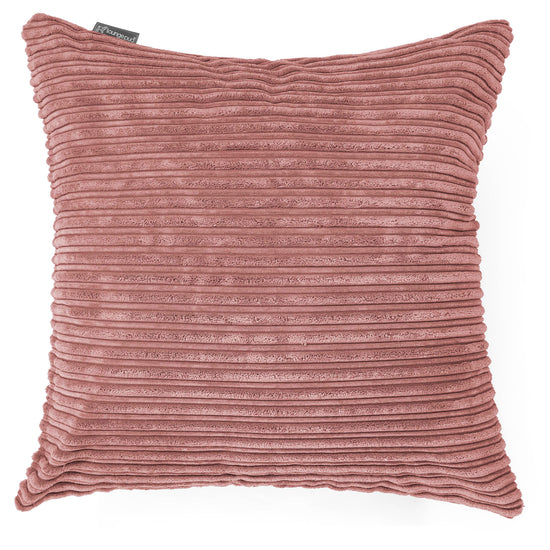 Kæmpe Pudebetræk 70 x 70cm - Klassisk Jernbanefløjl Fersken 01