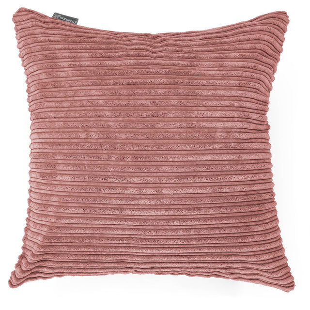 Kæmpe Pudebetræk 70 x 70cm - Klassisk Jernbanefløjl Fersken 01