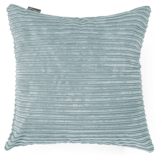 Kæmpe Pudebetræk 70 x 70cm - Klassisk Jernbanefløjl Mintgrøn 01