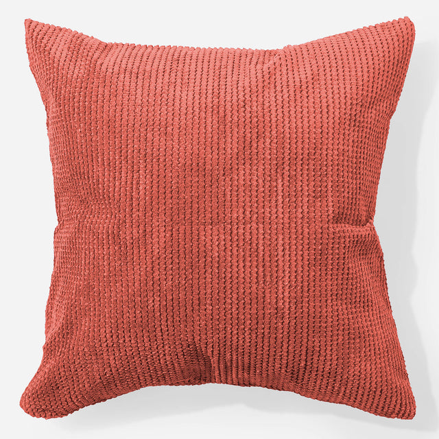 Kæmpe Pudebetræk 70 x 70cm - Pom Pom Græskarorange 01