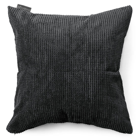 Kæmpe Pudebetræk 70 x 70cm - Pom Pom Sort 01