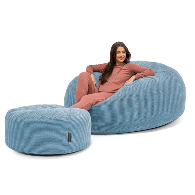 Kæmpe Sækkestol Sofa XXL 'Mega Mammut' - Pom Pom Himmel 02