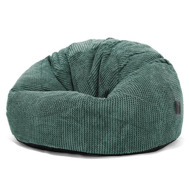 Klassisk Sækkestol - Pom Pom Mosgrøn 01