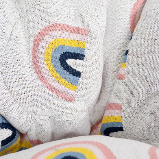 Klassisk Sækkestol til Børn 1-5 år - Strikket Regnbue 03