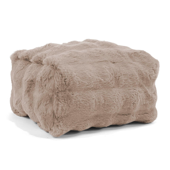 Lille Fodskammel - Imiteret Pels Bubble Mink 01