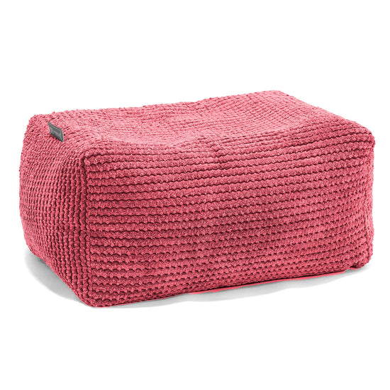 Lille Fodskammel - Pom Pom Pastelrød 01