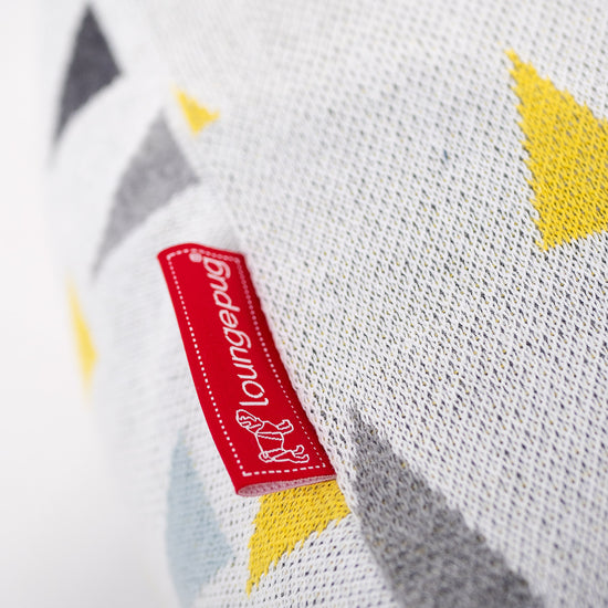 Lille Fodskammel - Strikket Geometrisk Trekant 02