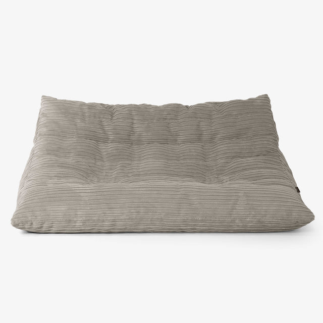 Noah Gulvsofa Sækkestol - Jernbanefløjl Mink 01