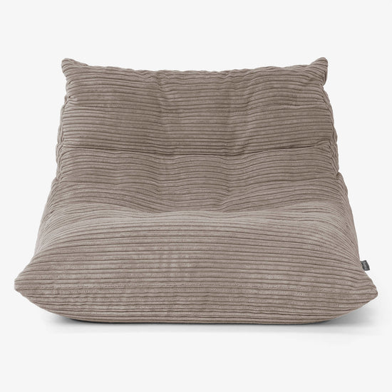 Noah Gulvstol Sækkestol - Jernbanefløjl Duegrå 01