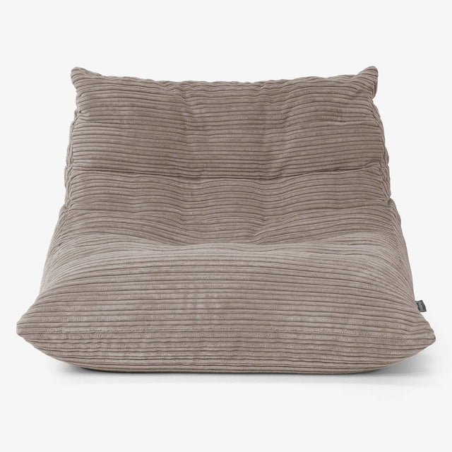 Noah Gulvstol Sækkestol - Jernbanefløjl Duegrå 01