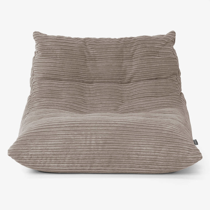 Noah Gulvstol Sækkestol - Jernbanefløjl Duegrå 01