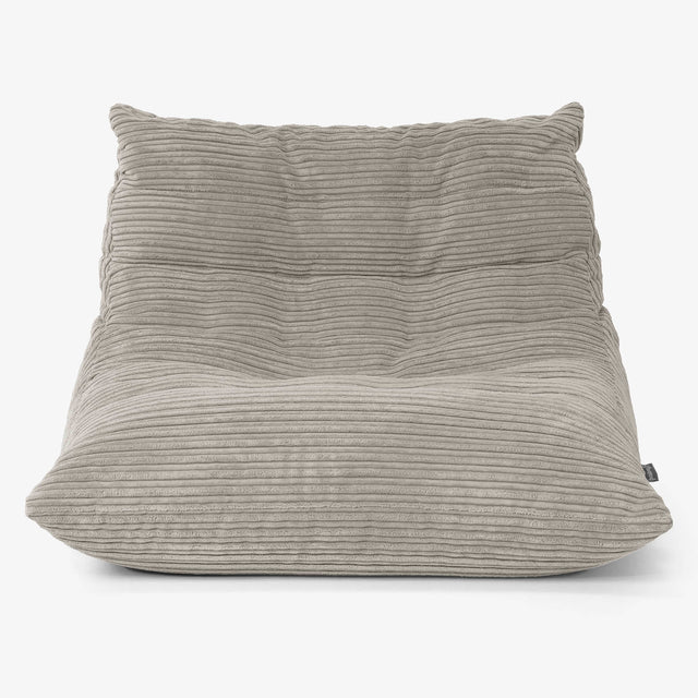 Noah Gulvstol Sækkestol - Jernbanefløjl Mink 01