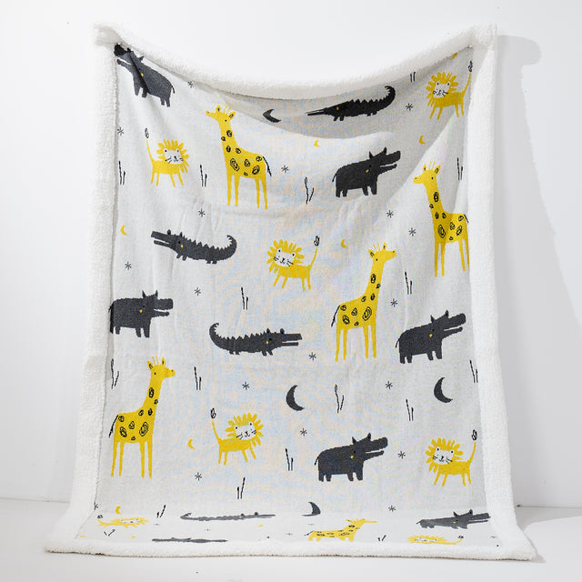 Plaid / Tæppe - Strikket Safari 01