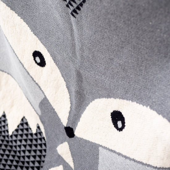 Plaid / Tæppe - Strikket Solo Ræv 03