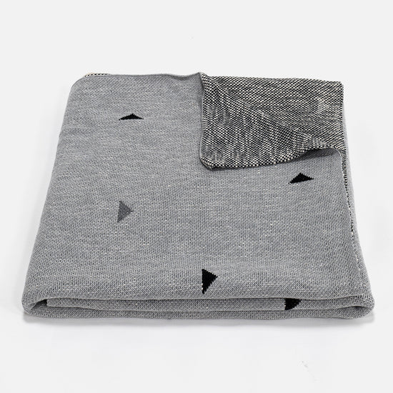 Plaid / Tæppe - Strikket Solo Ræv 04