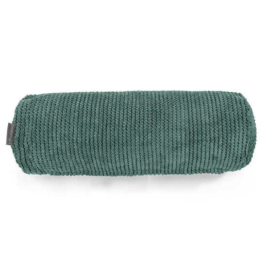 Pøllepudebetræk 20 x 55cm - Pom Pom Mosgrøn 02