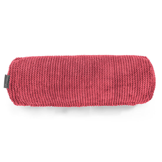 Pøllepudebetræk 20 x 55cm - Pom Pom Pastelrød 02