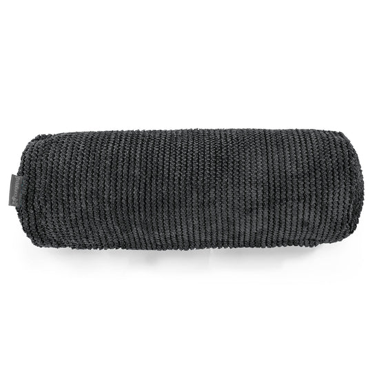 Pøllepudebetræk 20 x 55cm - Pom Pom Sort 02