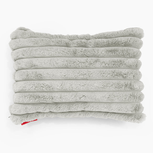 Pudebetræk 35 x 50cm - Ultraplysfløjl Salviegrøn 01