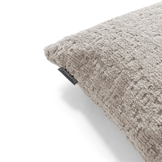 Pudebetræk 47 x 47cm - Luksus Chenille Grå 02