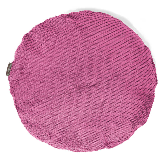 Rund Pudebetræk 50cm - Pom Pom Pink 01