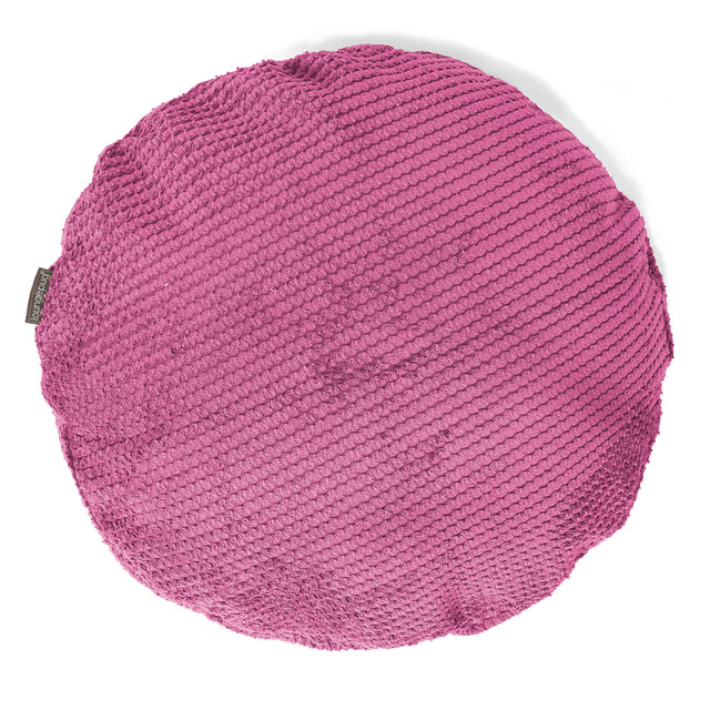 Rund Pudebetræk 50cm - Pom Pom Pink 01