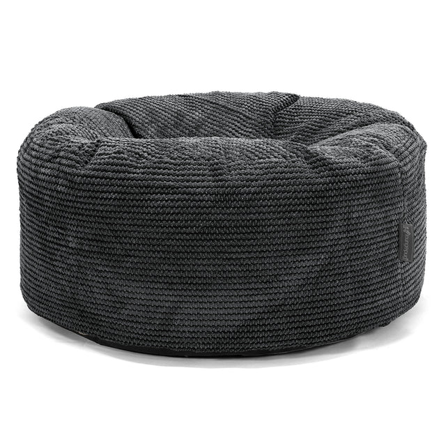 Rund Puf - Pom Pom Sort 01
