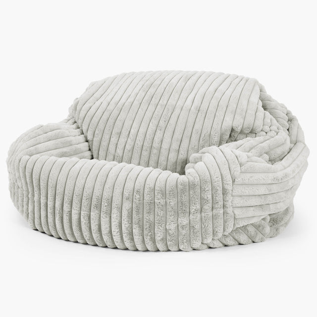 Sabine Sækkesofa - Ultraplysfløjl Salviegrøn 01