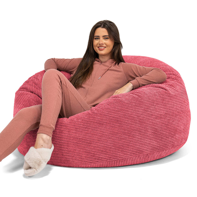 Sækkestol Sofa 'Mammut' - Pom Pom Pastelrød 01
