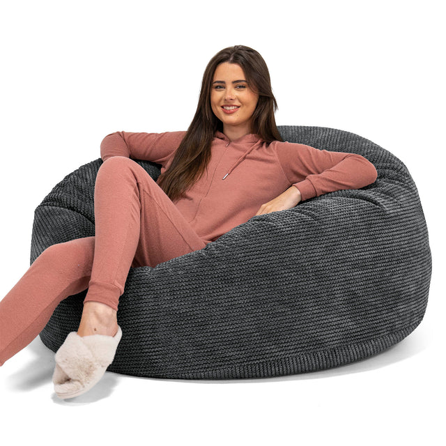 Sækkestol Sofa 'Mammut' - Pom Pom Sort 01