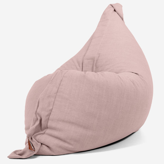 Sækkestol XL - Hørlook Rose 02