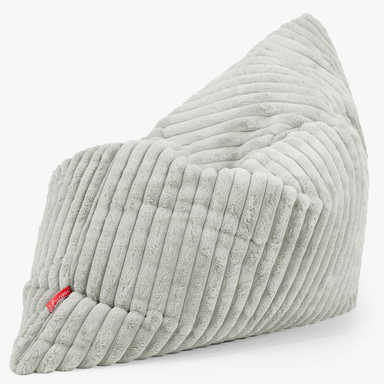 Sækkestol XL - Ultraplysfløjl Salviegrøn 02