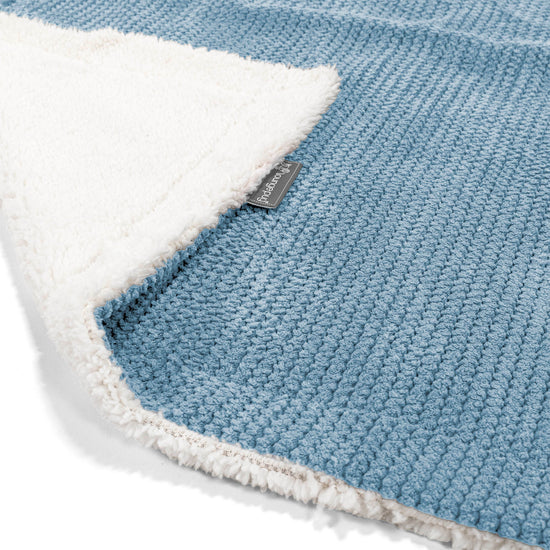 Sherpa Tæppe - Pom Pom Himmel 01