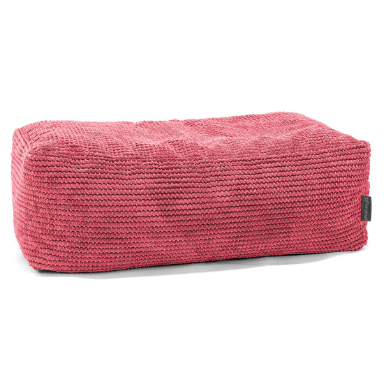 Stor Fodskammel - Pom Pom Pastelrød 01