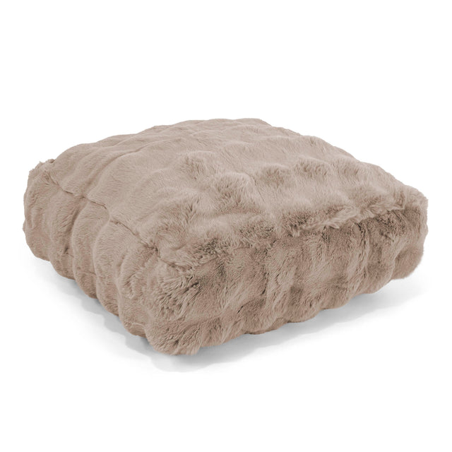 Stor Gulvpude-Imiteret Pels Bubble Mink 01