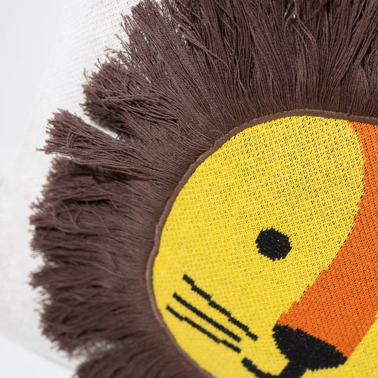 Pudebetræk 47 x 47cm - Strikket Løve 03