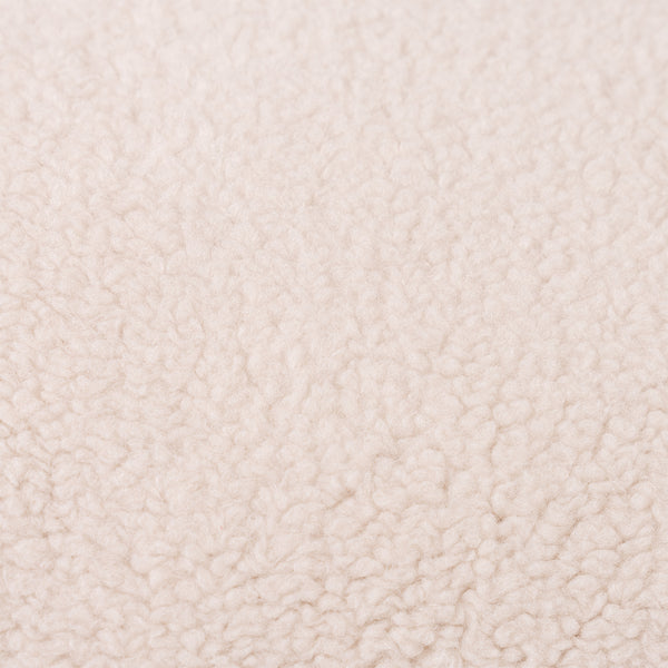 Varmepude 45 x 45cm - Sherpa Cremefarvet Fabric Close-up Image