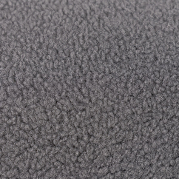 Varmepude 45 x 45cm - Sherpa Grå Fabric Close-up Image