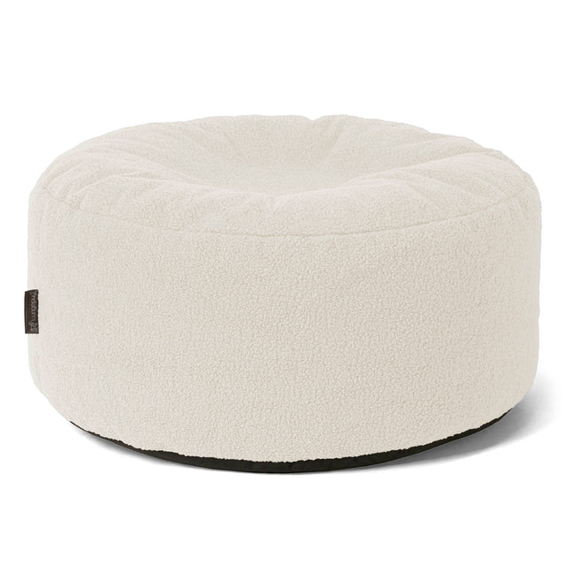 Rund Puf - Boucle Elfenben 01