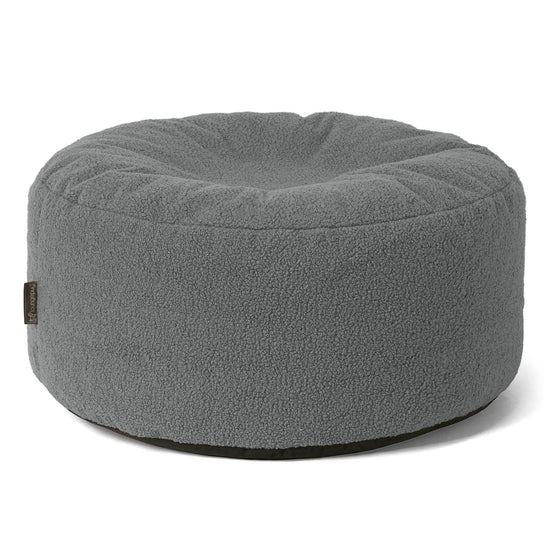Rund Puf - Boucle Grå 01