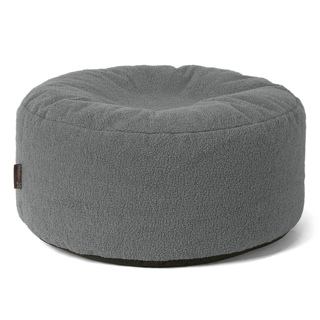 Rund Puf - Boucle Grå 01