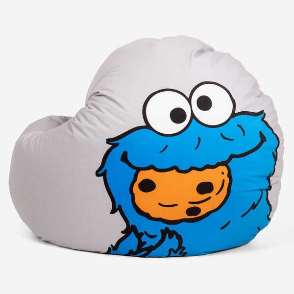 Flexforma Sækkestol til Små Børn 1-3 år - Cookie Monster 01