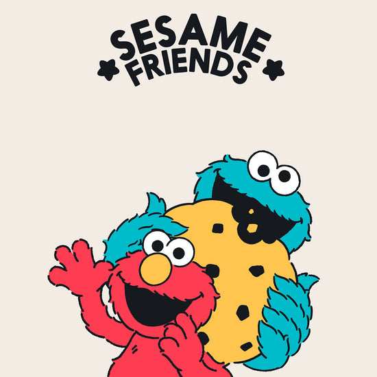 Sloucher Sækkestol - Sesame Friends 04