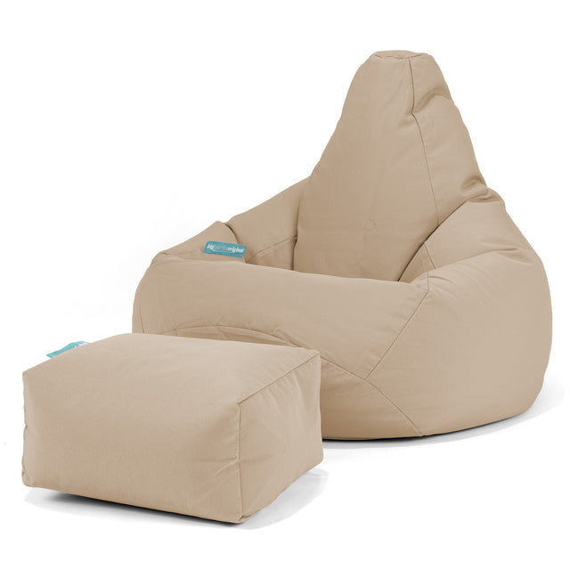 SoleiStorm™ Ultra 2000 h+ Gamer Sækkestol - Olefin Beige 01