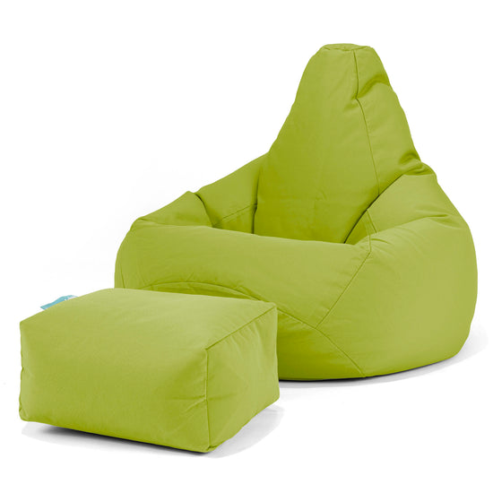 SoleiStorm™ Ultra 2000 h+ Gamer Sækkestol - Olefin Limegrøn 01